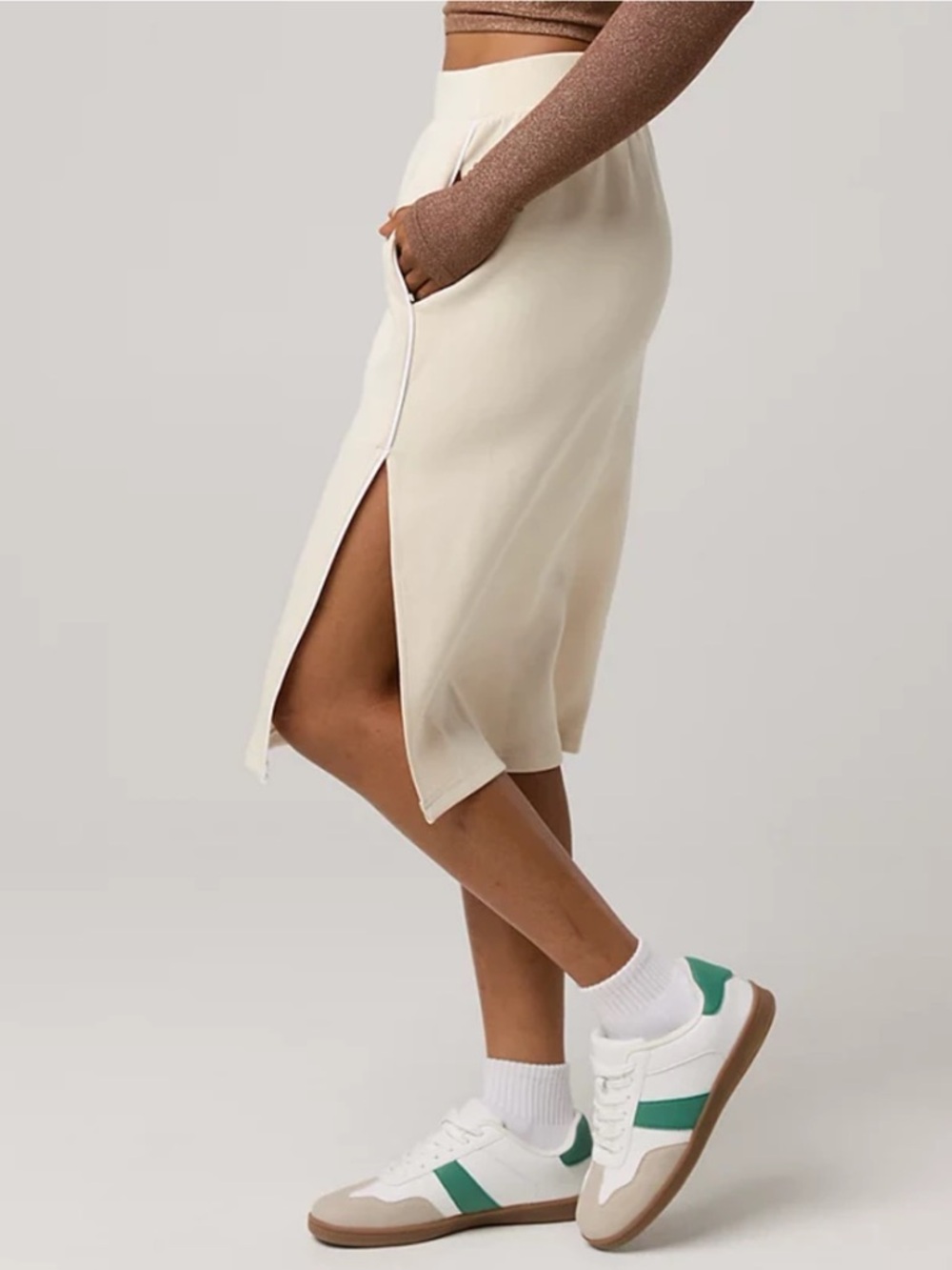 OFFLINE By Aerie ChillUp Midi Skirt Size XL NWOT